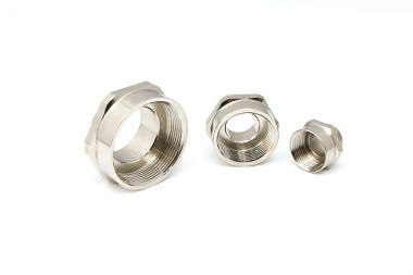 金屬M50轉M40格蘭頭黃銅鍍鎳補芯螺紋防爆轉換接頭